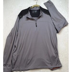 5.11 Tactical 1/4 Zip Pullover Mens 2XL Gray Performance Shirt Long Sleeve